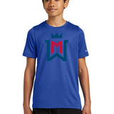 Watertown-Mayer Football - Game Royal Nike Youth Swoosh Sleeve rLegend Tee NKDX8787