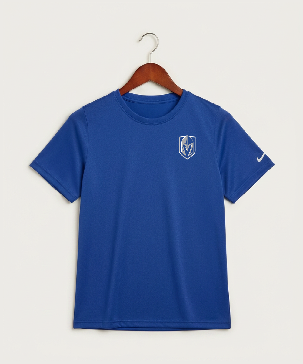 Lake Crystal-Welcome-Memorial High School Football (Boys) - Game Royal Nike Youth Swoosh Sleeve rLegend Tee NKDX8787