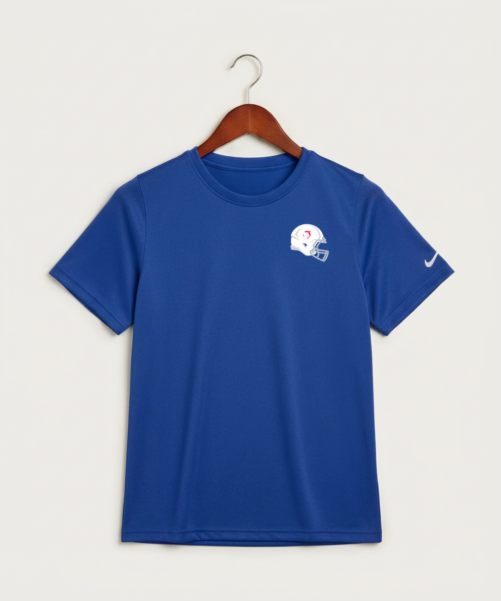 Bertha Hewitt High School Football (Boys) - Game Royal Nike Youth Swoosh Sleeve rLegend Tee NKDX8787