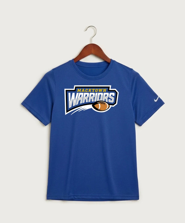 Macktown Warriors Football (Boys) - Game Royal Nike Youth Swoosh Sleeve rLegend Tee NKDX8787