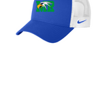 Maple River High School hockey_boys - Game Royal/ White Nike Snapback Mesh Trucker Cap NKFN9893