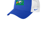 Maple River High School hockey_boys - Game Royal/ White Nike Snapback Mesh Trucker Cap NKFN9893