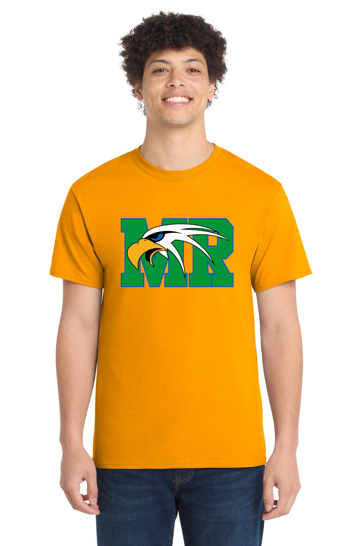 Maple River High School hockey_boys - Gold Port & Co Core Cotton Tee. PC54