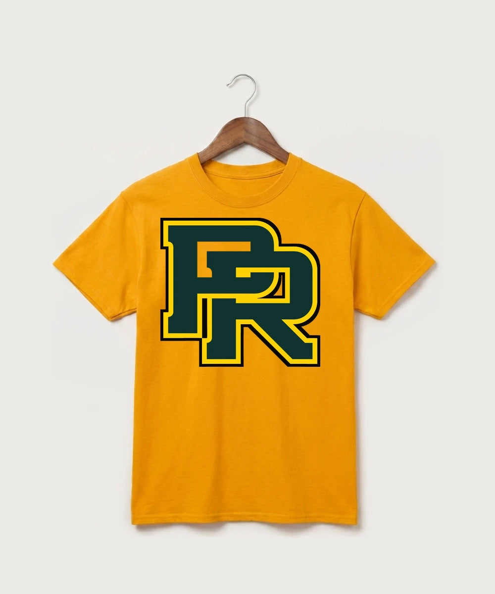 Proctor High School Football (Boys) - Gold Port & Co Core Cotton Tee. PC54