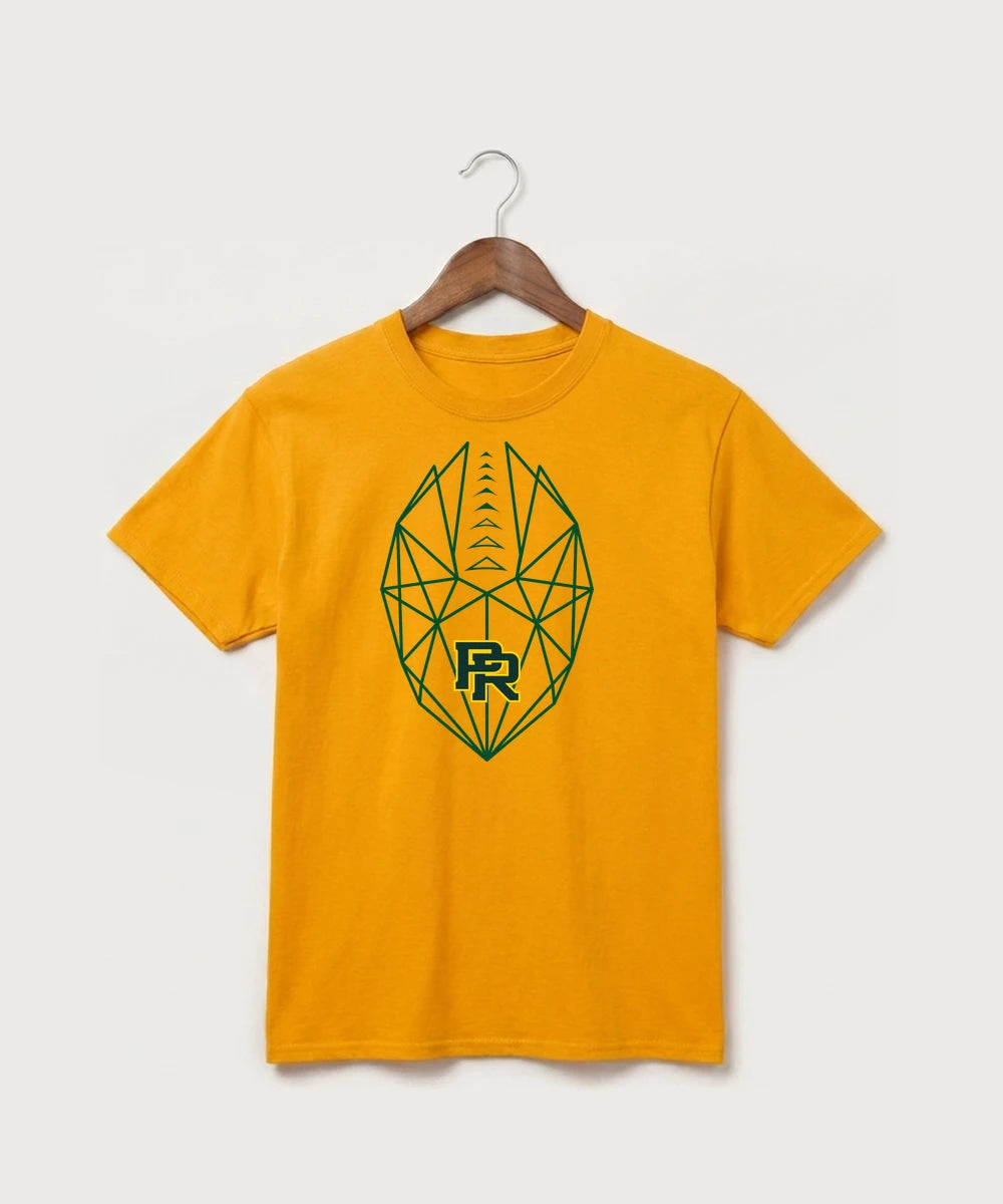 Proctor High School Football (Boys) - Gold Port & Co Core Cotton Tee. PC54