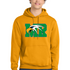 Maple River High School hockey_boys - Gold Port & Co Core Fleece Pullover Hooded Sweatshirt. PC78H
