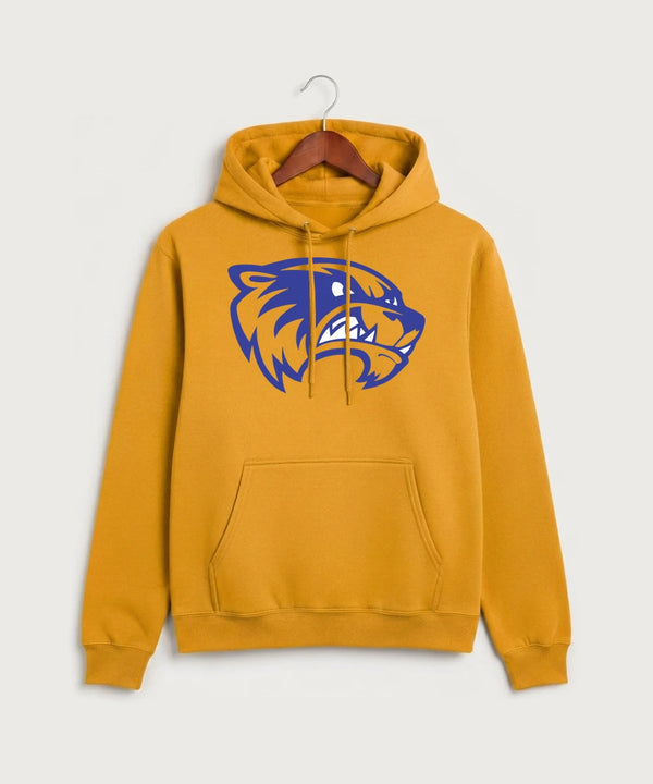 Wadena Deer Creek High School Football (Boys) - Gold Port & Co Core Fleece Pullover Hooded Sweatshirt. PC78H
