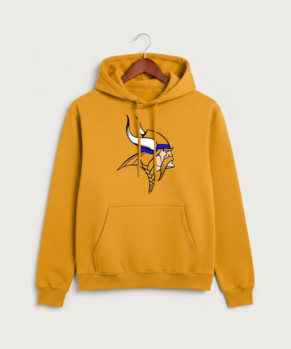 Hayfield High School Volleyball (Girls) - Gold Port & Co Core Fleece Pullover Hooded Sweatshirt. PC78H