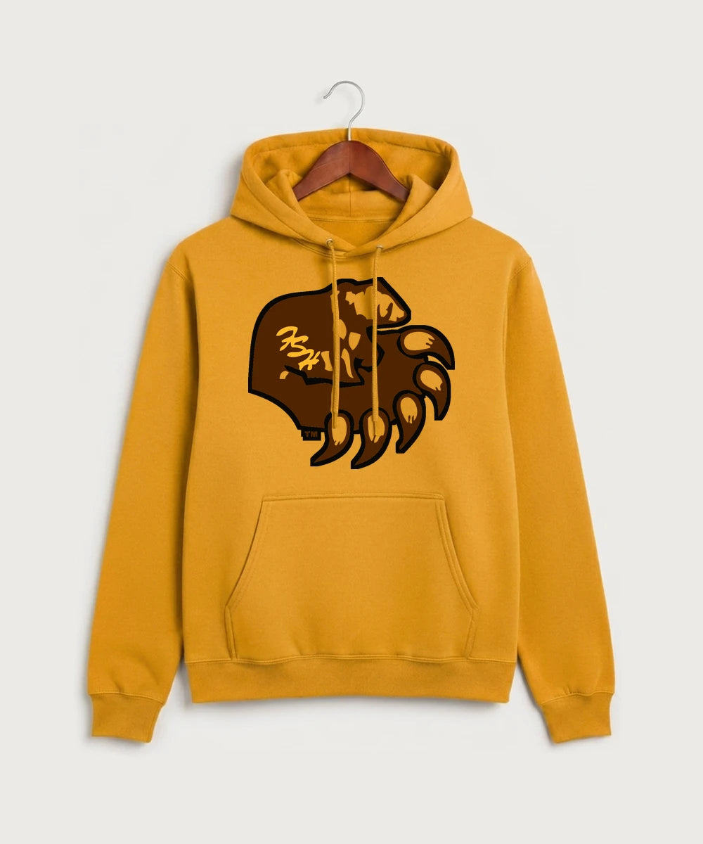 Fargo South High School Volleyball (Girls) - Gold Port & Co Core Fleece Pullover Hooded Sweatshirt. PC78H