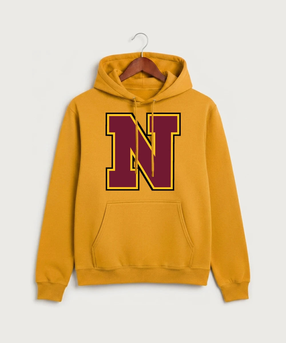 Northfield High School Volleyball (Girls) - Gold Port & Co Core Fleece Pullover Hooded Sweatshirt. PC78H