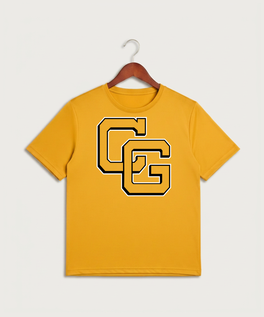 Clearbrook Gonvick High School Football (Boys) - Gold Sport-Tek PosiCharge Competitor Tee. ST350