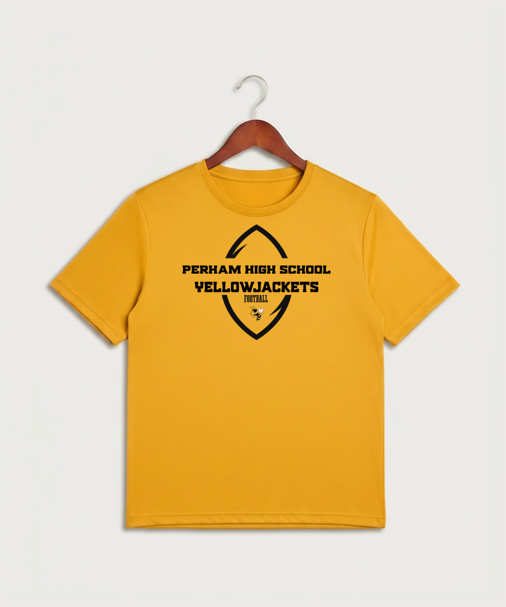 Perham High School Football (Boys) - Gold Sport-Tek PosiCharge Competitor Tee. ST350