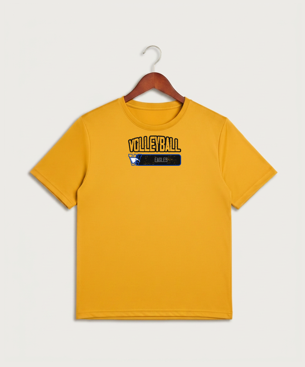 Windom Area High School Volleyball (Girls) - Gold Sport-Tek PosiCharge Competitor Tee. ST350