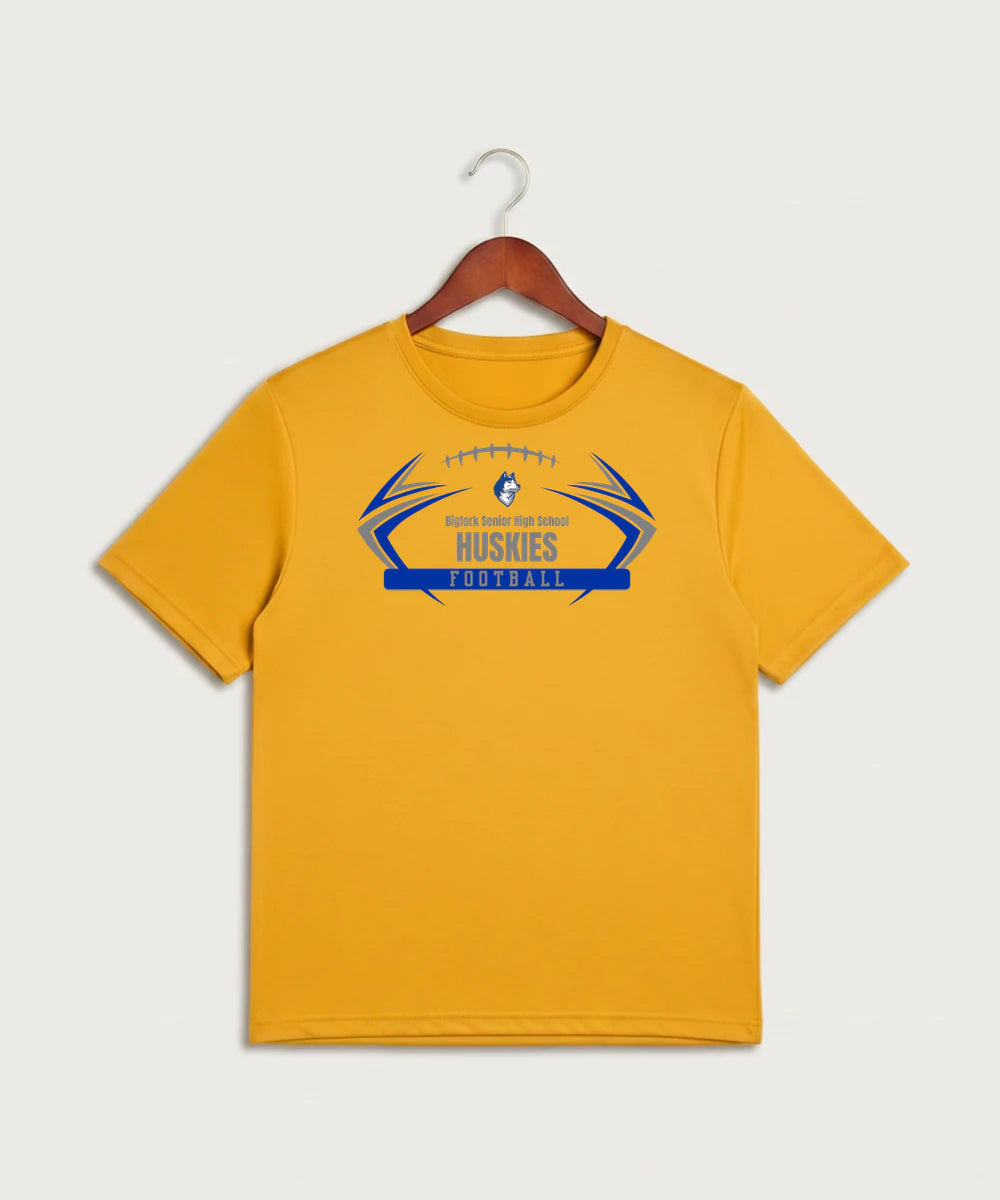 Bigfork Senior High School Football (Boys) - Gold Sport-Tek PosiCharge Competitor Tee. ST350