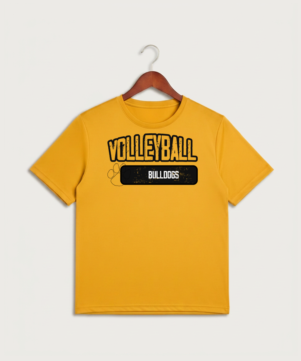 Plainview Elgin Millville H S Volleyball (Girls) - Gold Sport-Tek PosiCharge Competitor Tee. ST350