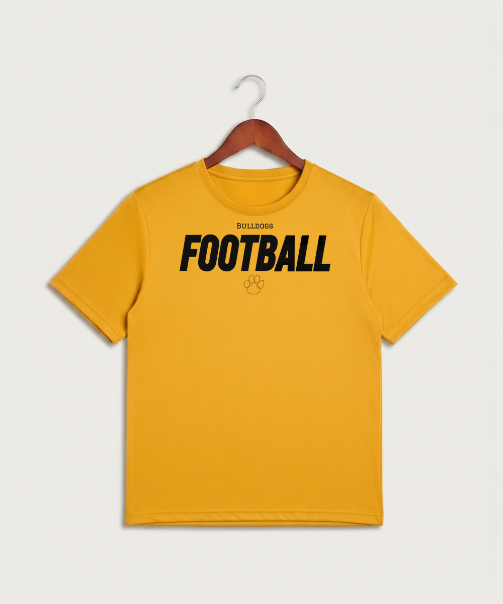 Plainview Elgin Millville H S Football (Boys) - Gold Sport-Tek PosiCharge Competitor Tee. ST350