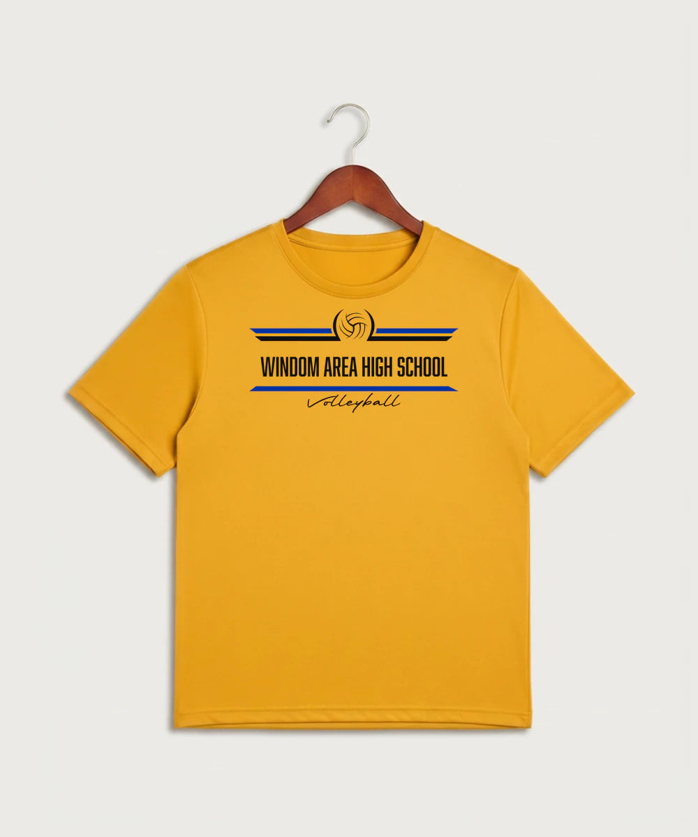 Windom Area High School Volleyball (Girls) - Gold Sport-Tek PosiCharge Competitor Tee. ST350