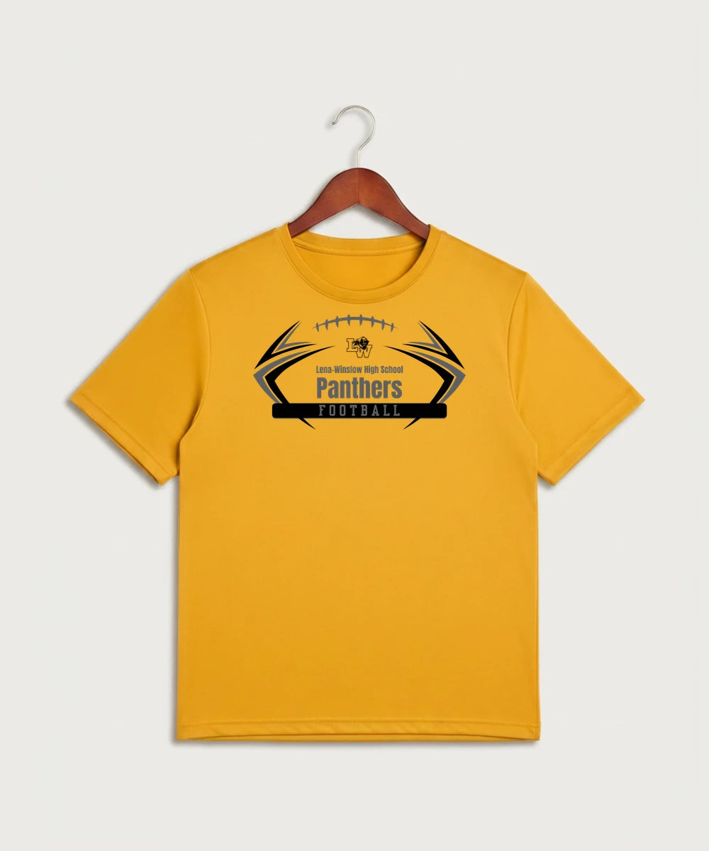 Le-Win Football - Gold Sport-Tek PosiCharge Competitor Tee. ST350