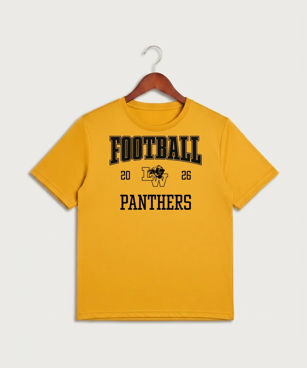 Le-Win Football - Gold Sport-Tek PosiCharge Competitor Tee. ST350