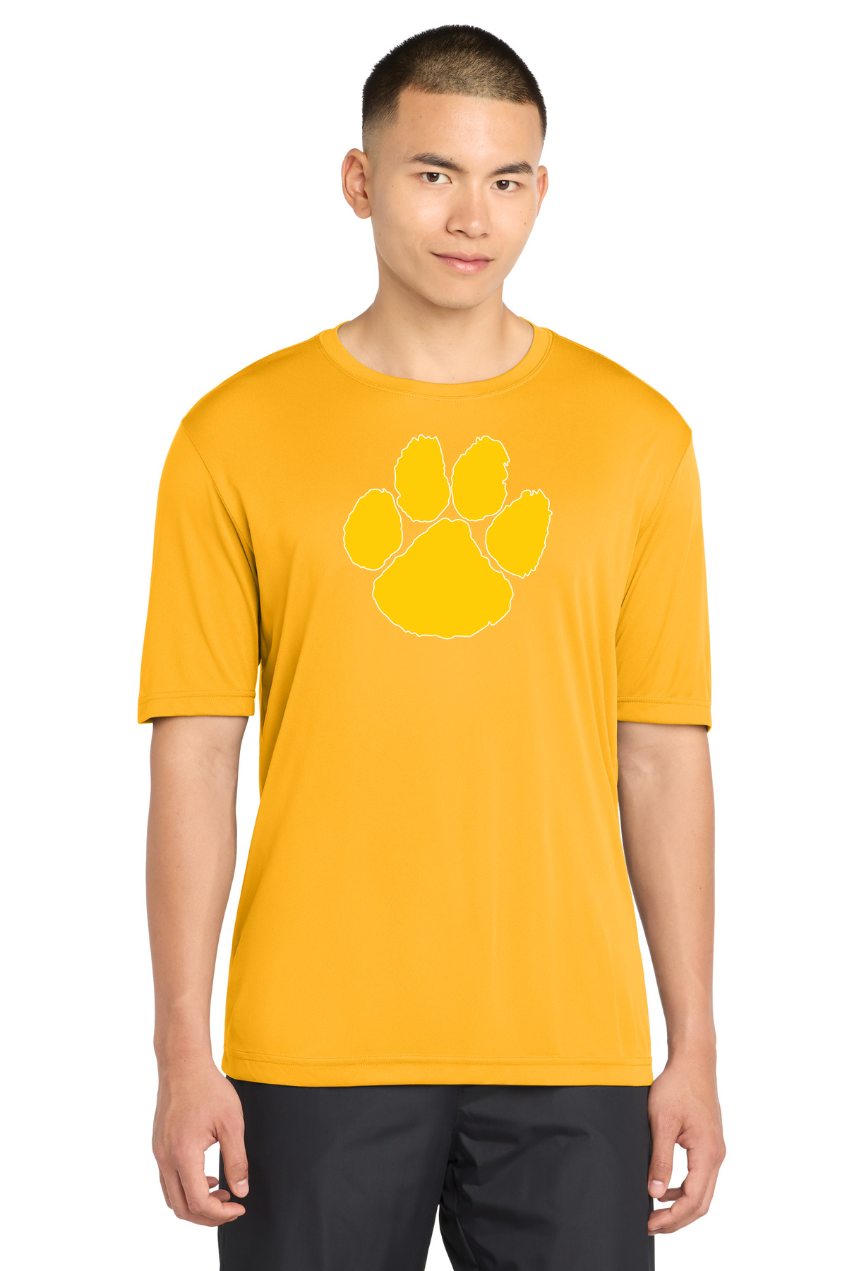 PEM Football - Gold Sport-Tek PosiCharge Competitor Tee. ST350