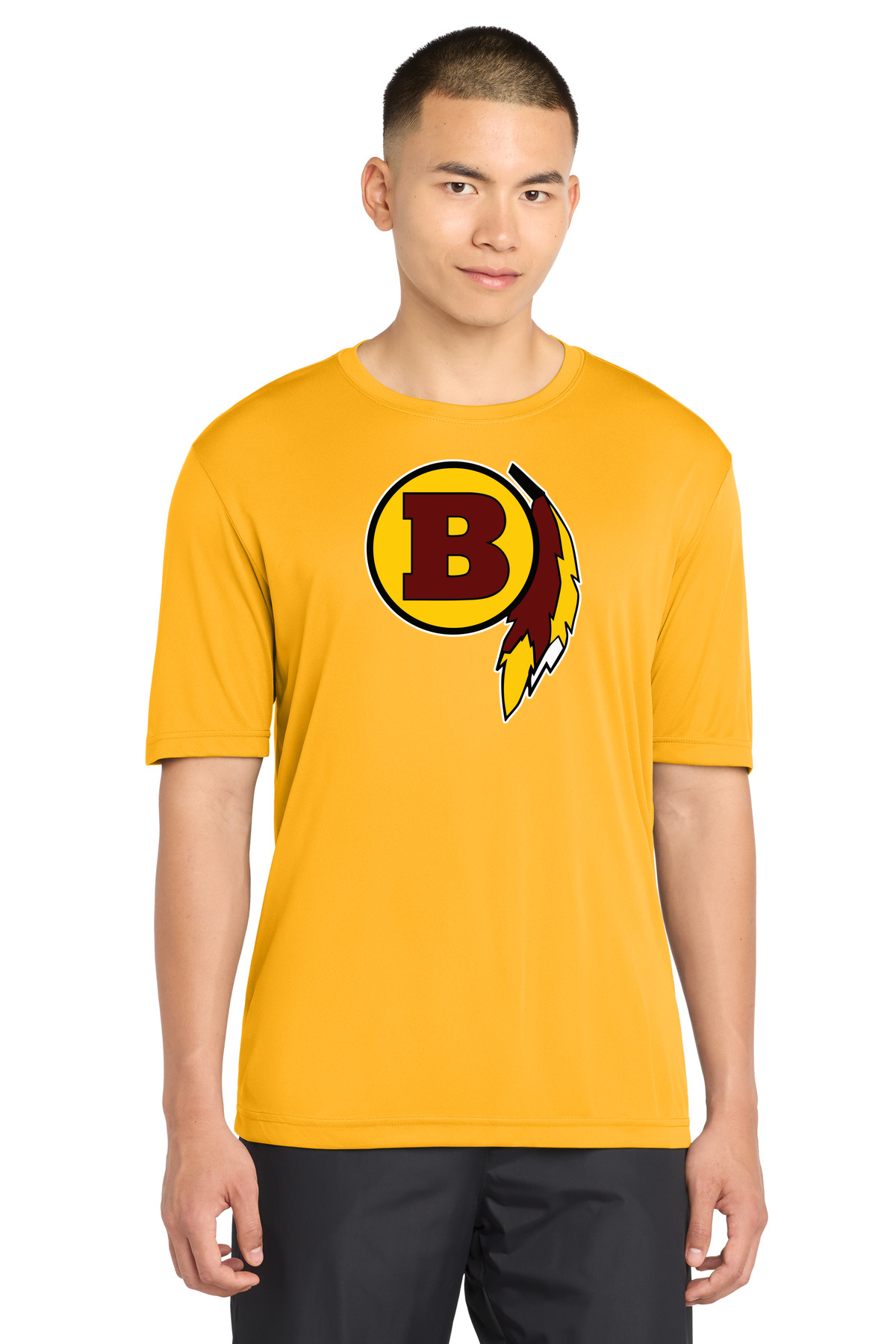 Benson Football - Gold Sport-Tek PosiCharge Competitor Tee. ST350