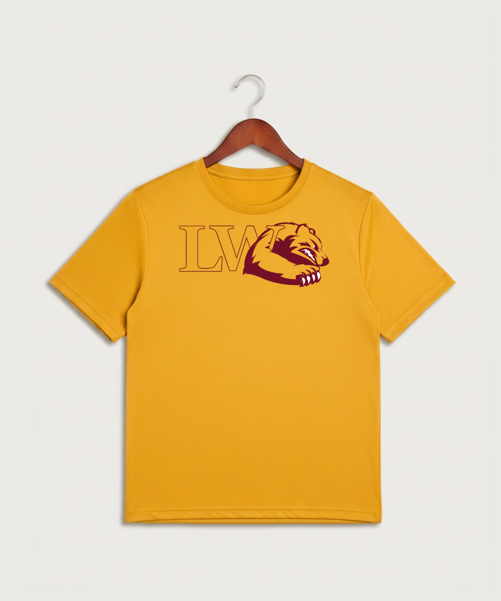 Lake of the Woods High School Football (Boys) - Gold Sport-Tek PosiCharge Competitor Tee. ST350