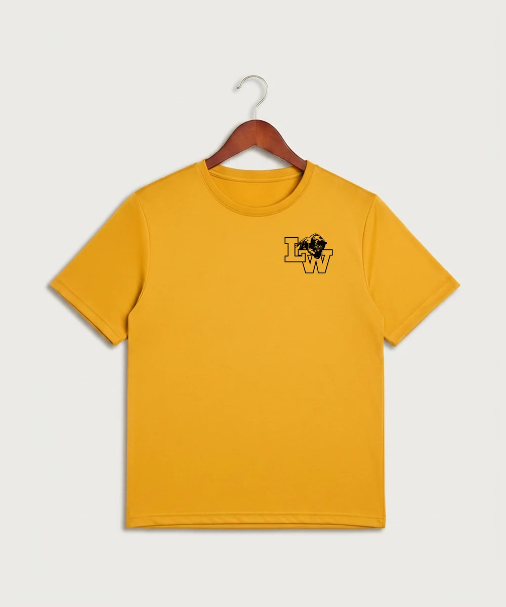 Le-Win Football - Gold Sport-Tek PosiCharge Competitor Tee. ST350