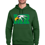 Maple River High School hockey_boys - Gorge Green Nike Club Fleece Sleeve Swoosh Pullover Hoodie NKDR1499