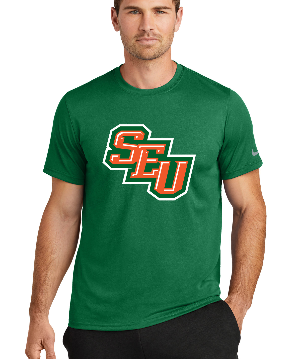 Sleepy Eye United Football - Gorge Green Nike Swoosh Sleeve rLegend Tee NKDX8730