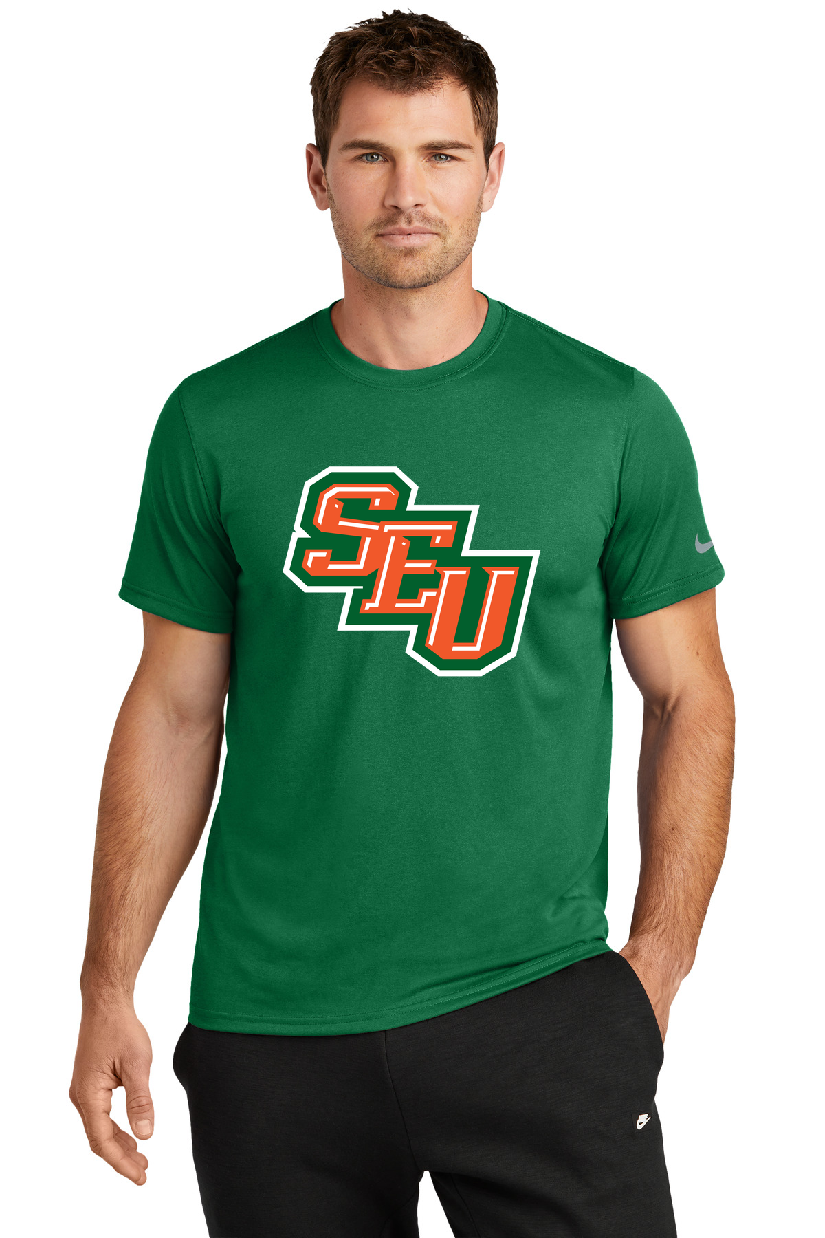 Sleepy Eye United Football - Gorge Green Nike Swoosh Sleeve rLegend Tee NKDX8730