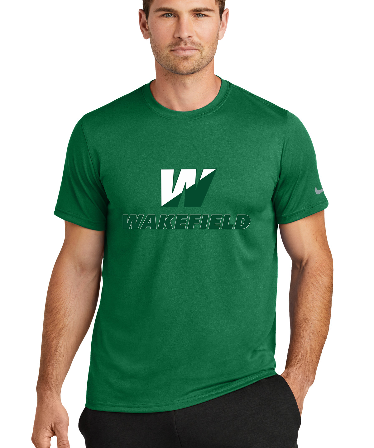 Wakefield High School N/A - Gorge Green Nike Swoosh Sleeve rLegend Tee NKDX8730
