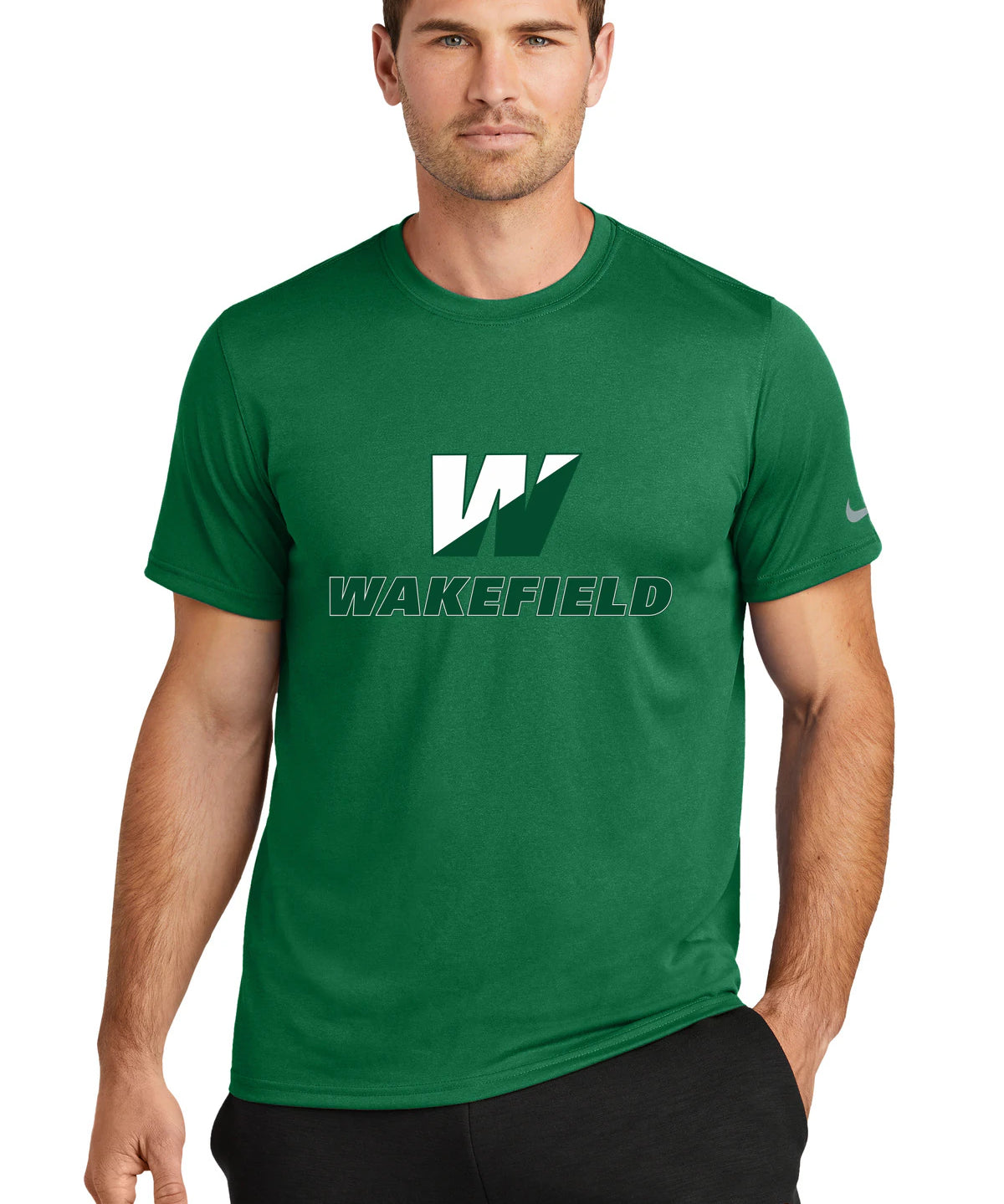 Wakefield High School N/A - Gorge Green Nike Swoosh Sleeve rLegend Tee NKDX8730