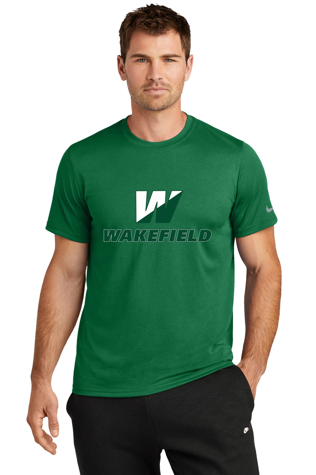 Wakefield High School N/A - Gorge Green Nike Swoosh Sleeve rLegend Tee NKDX8730