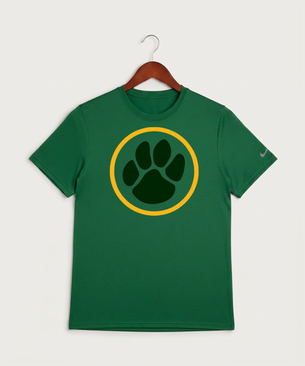 Ashwaubenon High School Football Team Store - Gorge Green Nike Swoosh Sleeve rLegend Tee NKDX8730