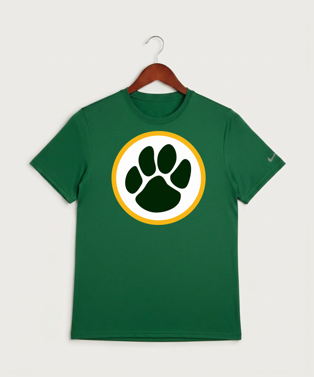 Ashwaubenon High School Football (Boys) - Gorge Green Nike Swoosh Sleeve rLegend Tee NKDX8730