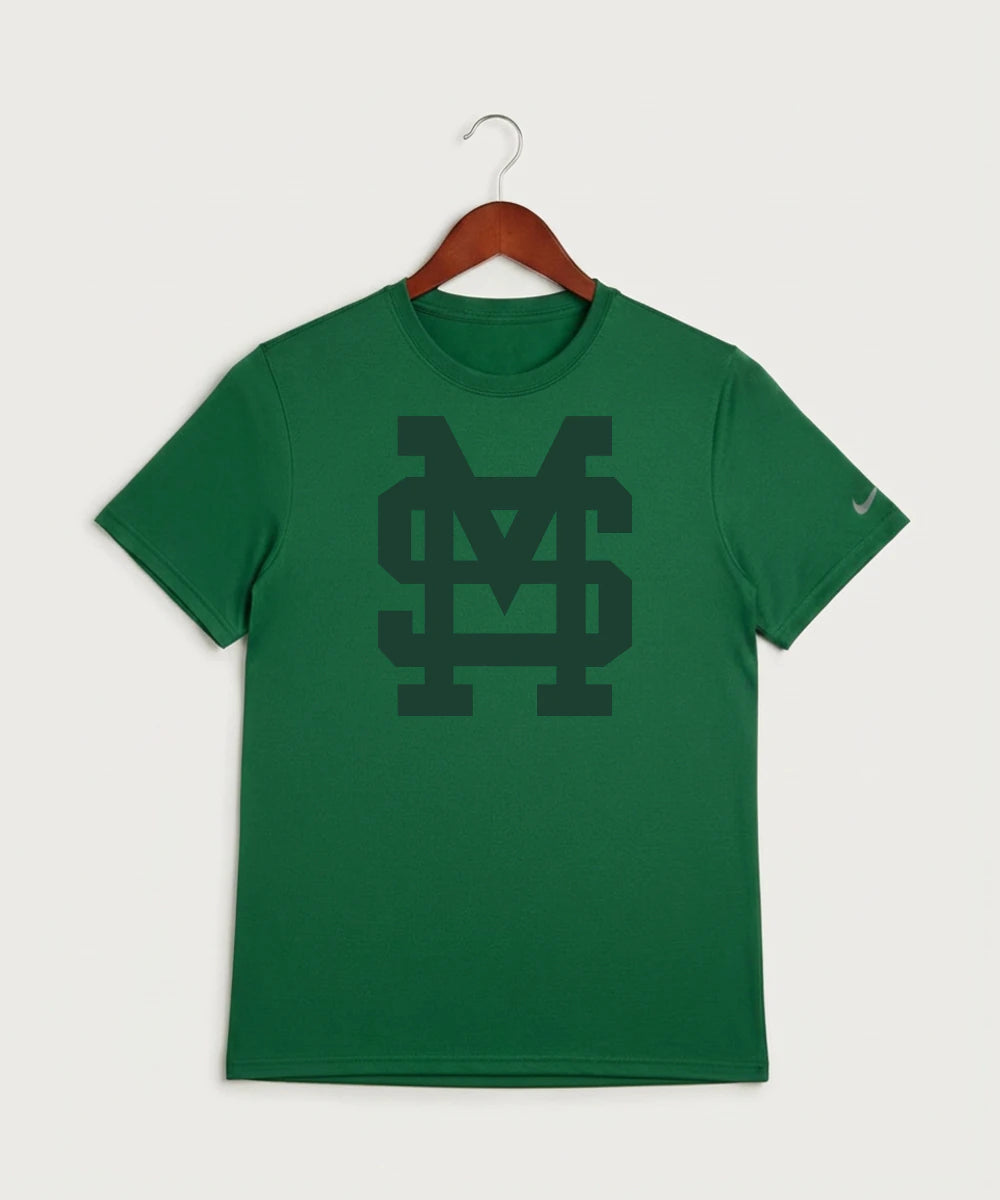 Sleepy Eye St. Mary's High School Athletics Coed - Gorge Green Nike Swoosh Sleeve rLegend Tee NKDX8730