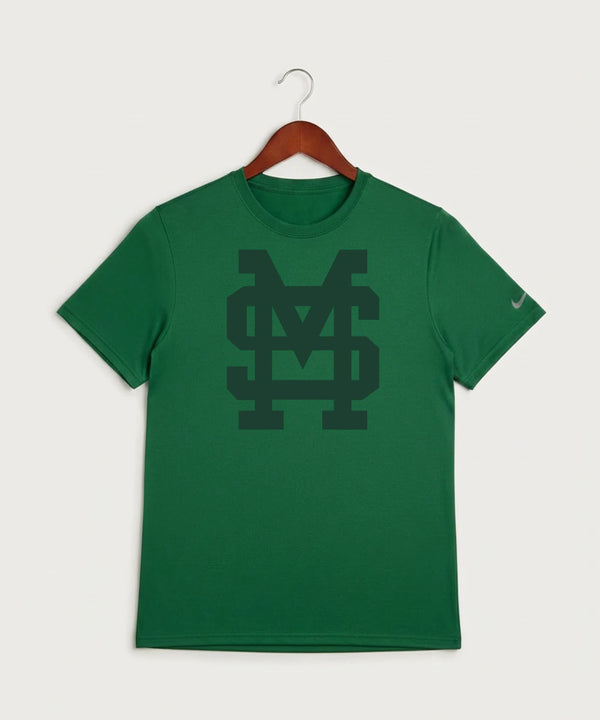 Sleepy Eye St. Mary's High School Athletics Coed - Gorge Green Nike Swoosh Sleeve rLegend Tee NKDX8730