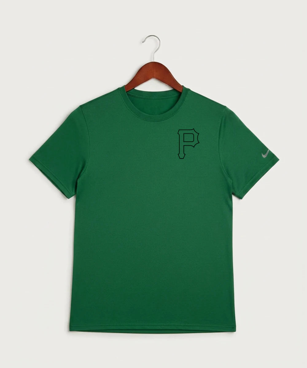 Pipestone Area High School Football (Boys) - Gorge Green Nike Swoosh Sleeve rLegend Tee NKDX8730