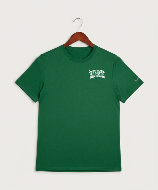 Northeast Range High School Volleyball (Girls) - Gorge Green Nike Swoosh Sleeve rLegend Tee NKDX8730