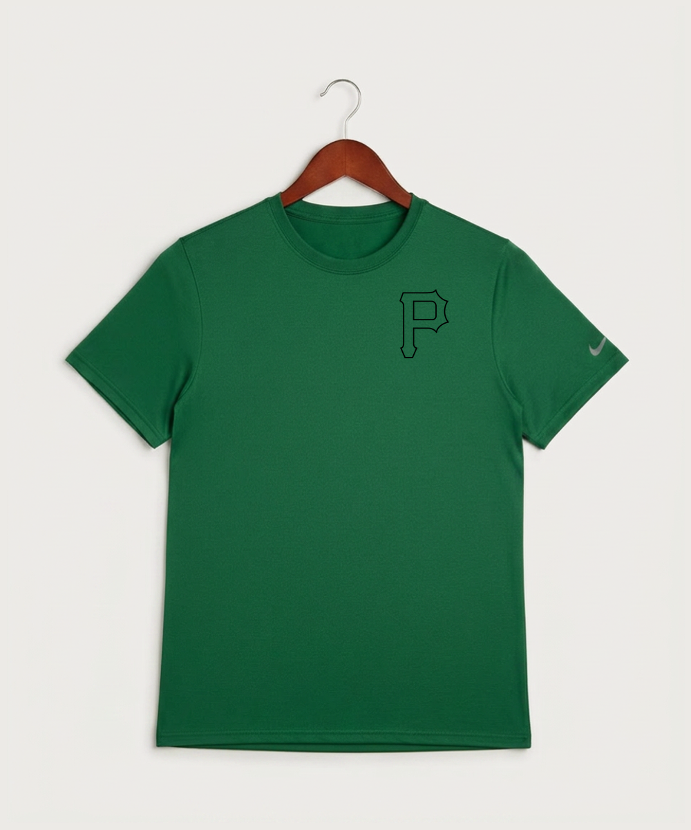 Pipestone Area High School Volleyball (Girls) - Gorge Green Nike Swoosh Sleeve rLegend Tee NKDX8730