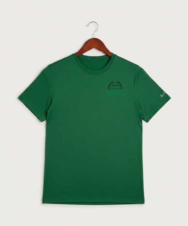 Pipestone Area High School Volleyball (Girls) - Gorge Green Nike Swoosh Sleeve rLegend Tee NKDX8730