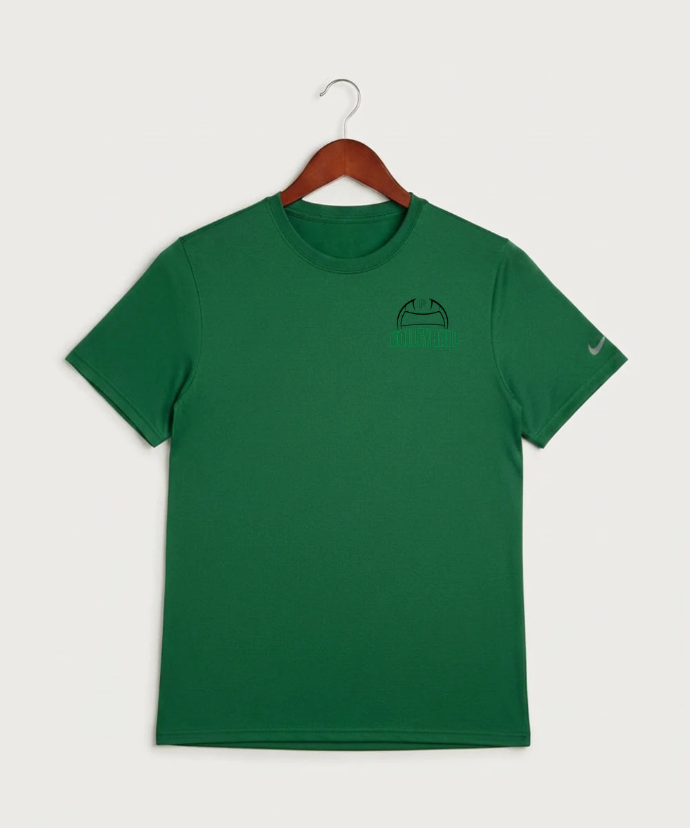 Pipestone Area High School Volleyball (Girls) - Gorge Green Nike Swoosh Sleeve rLegend Tee NKDX8730