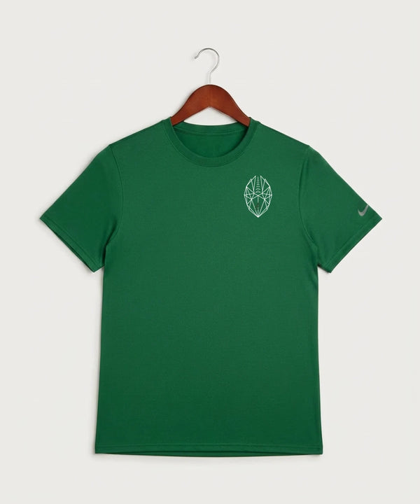 DC Everest High School Football - Gorge Green Nike Swoosh Sleeve rLegend Tee NKDX8730