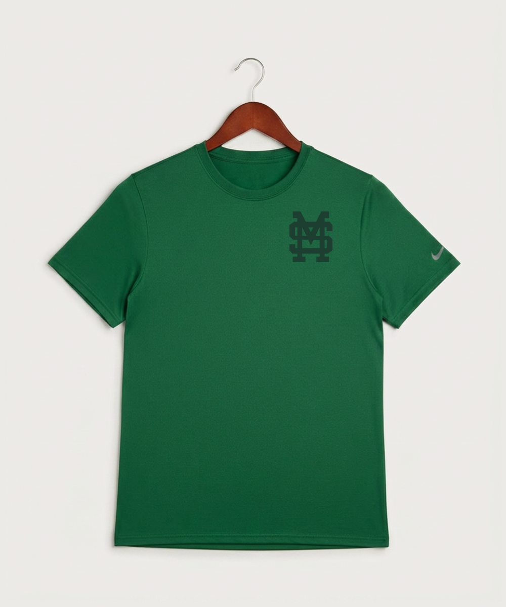 Sleepy Eye St. Mary's High School Athletics Coed - Gorge Green Nike Swoosh Sleeve rLegend Tee NKDX8730