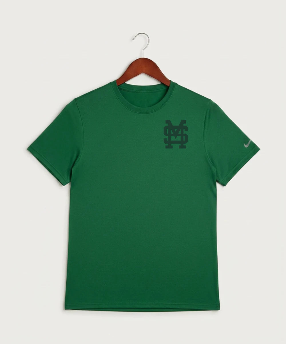 Sleepy Eye St. Mary's High School Athletics Coed - Gorge Green Nike Swoosh Sleeve rLegend Tee NKDX8730