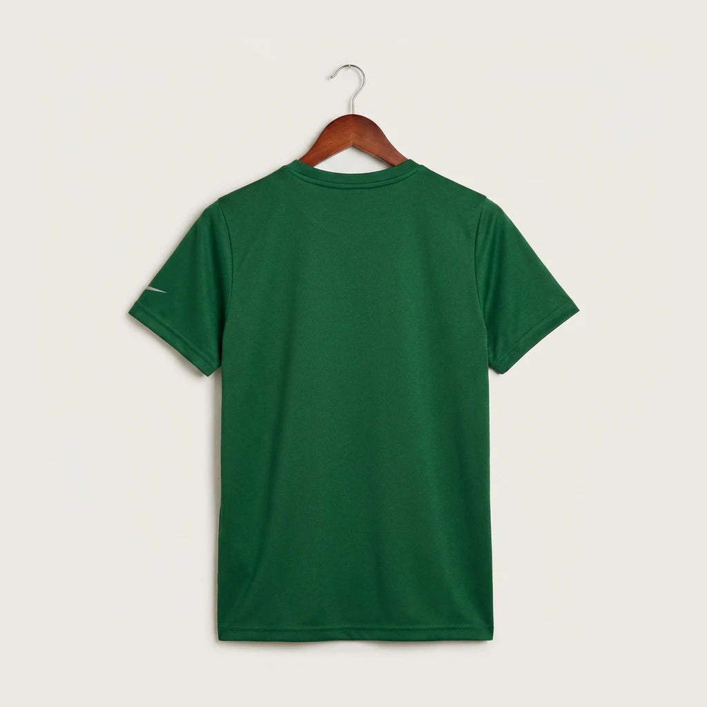 Sleepy Eye St. Mary's High School Athletics - Gorge Green Nike Youth Swoosh Sleeve rLegend Tee NKDX8787 (back)