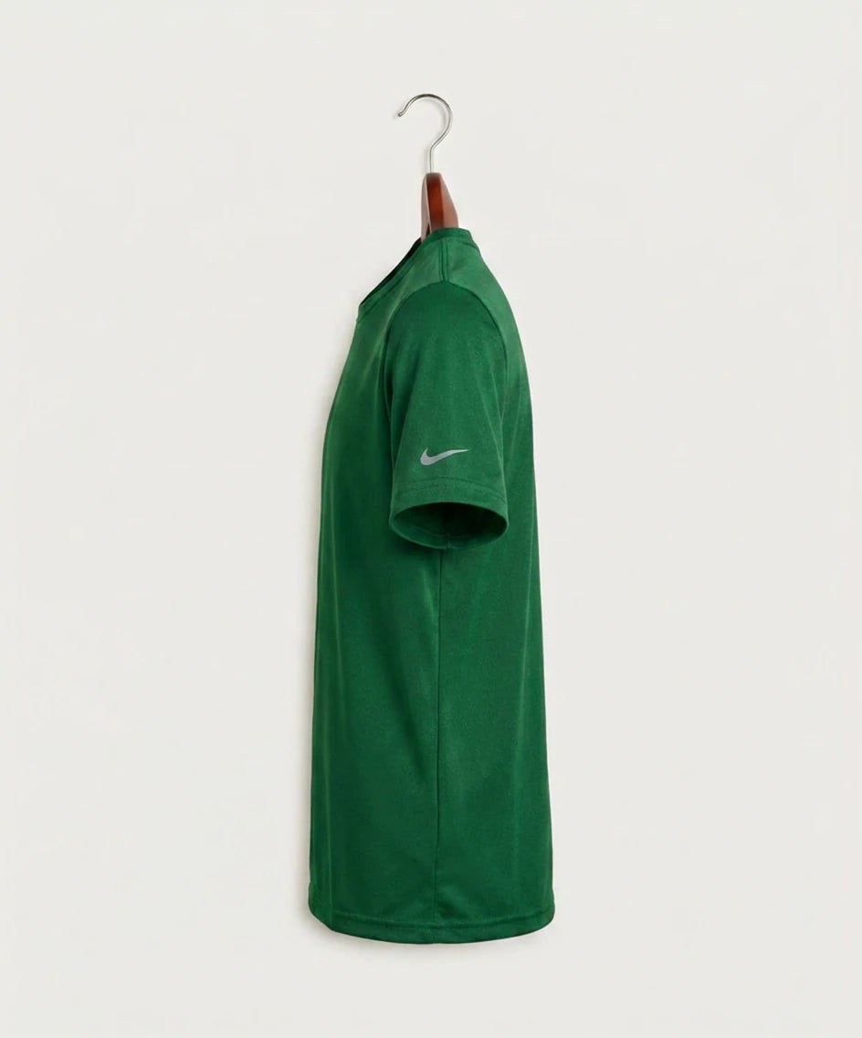 Roseau High School Football (Boys) - Gorge Green Nike Youth Swoosh Sleeve rLegend Tee NKDX8787 (side)