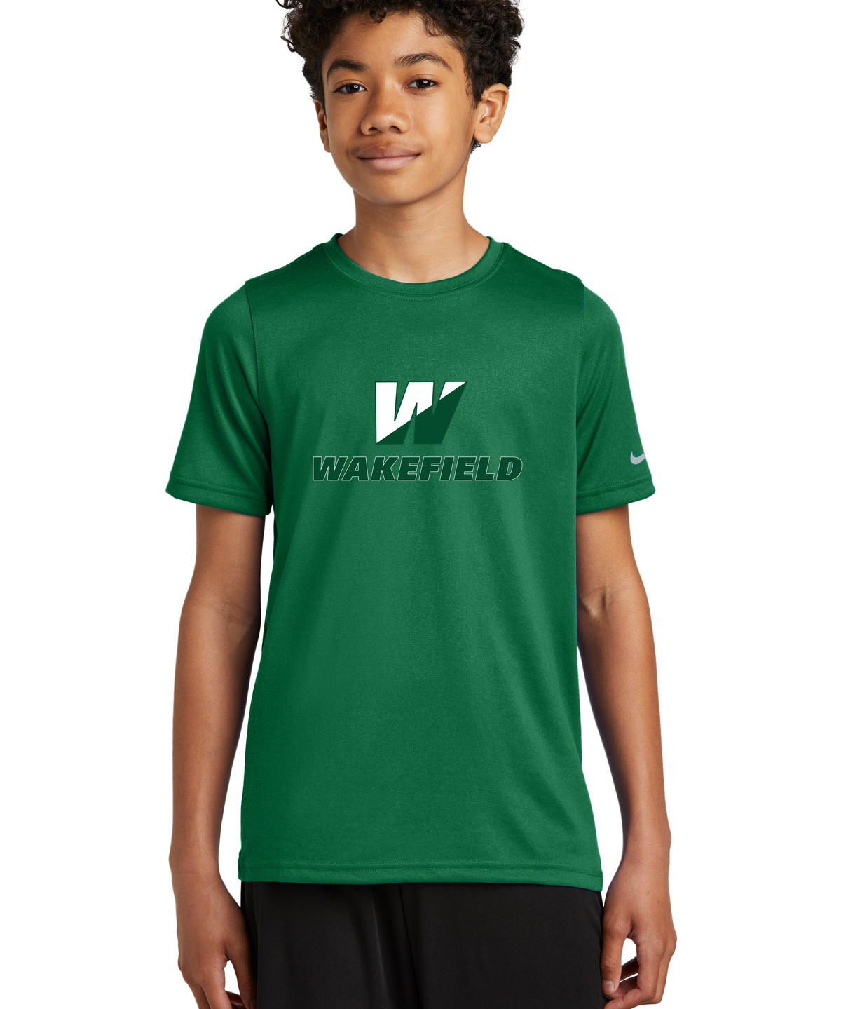 Wakefield High School N/A - Gorge Green Nike Youth Swoosh Sleeve rLegend Tee NKDX8787