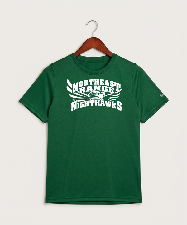 Northeast Range High School Volleyball (Girls) - Gorge Green Nike Youth Swoosh Sleeve rLegend Tee NKDX8787