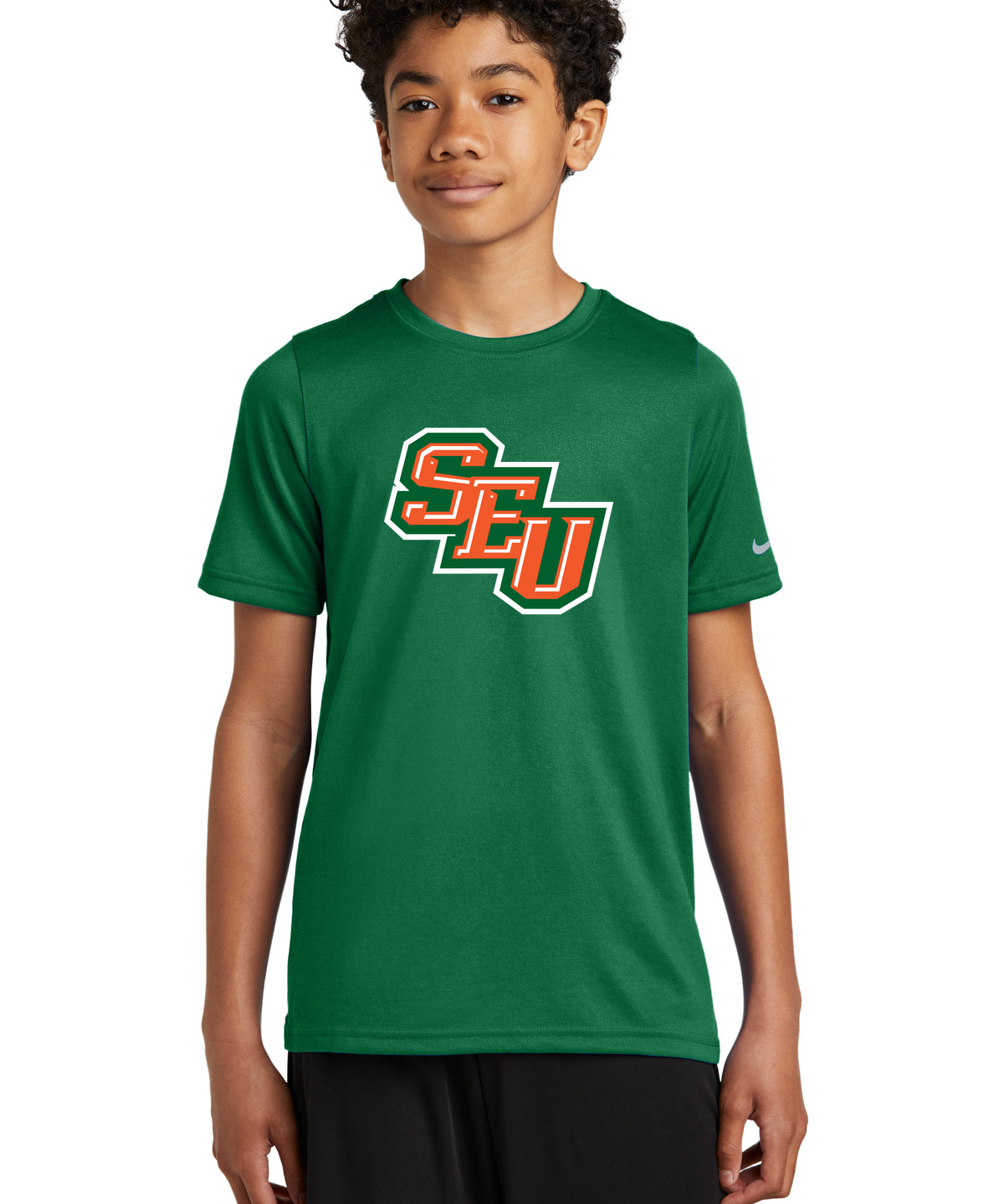 Sleepy Eye United Football - Gorge Green Nike Youth Swoosh Sleeve rLegend Tee NKDX8787